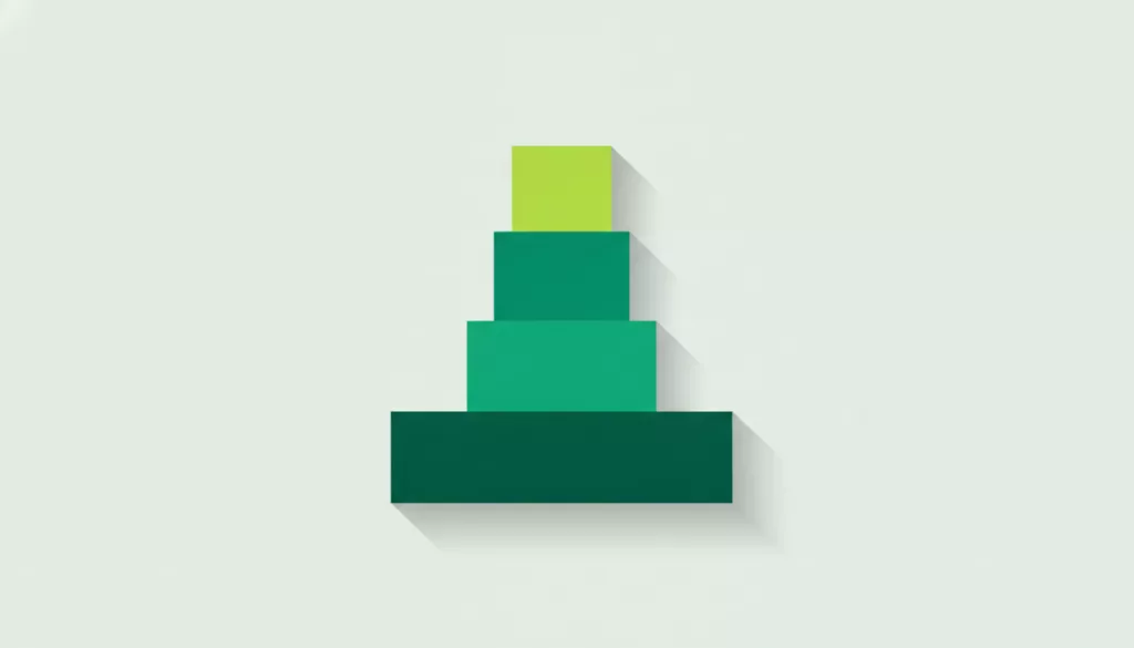 Illustration d'un taux composé de plusieurs primes empilées